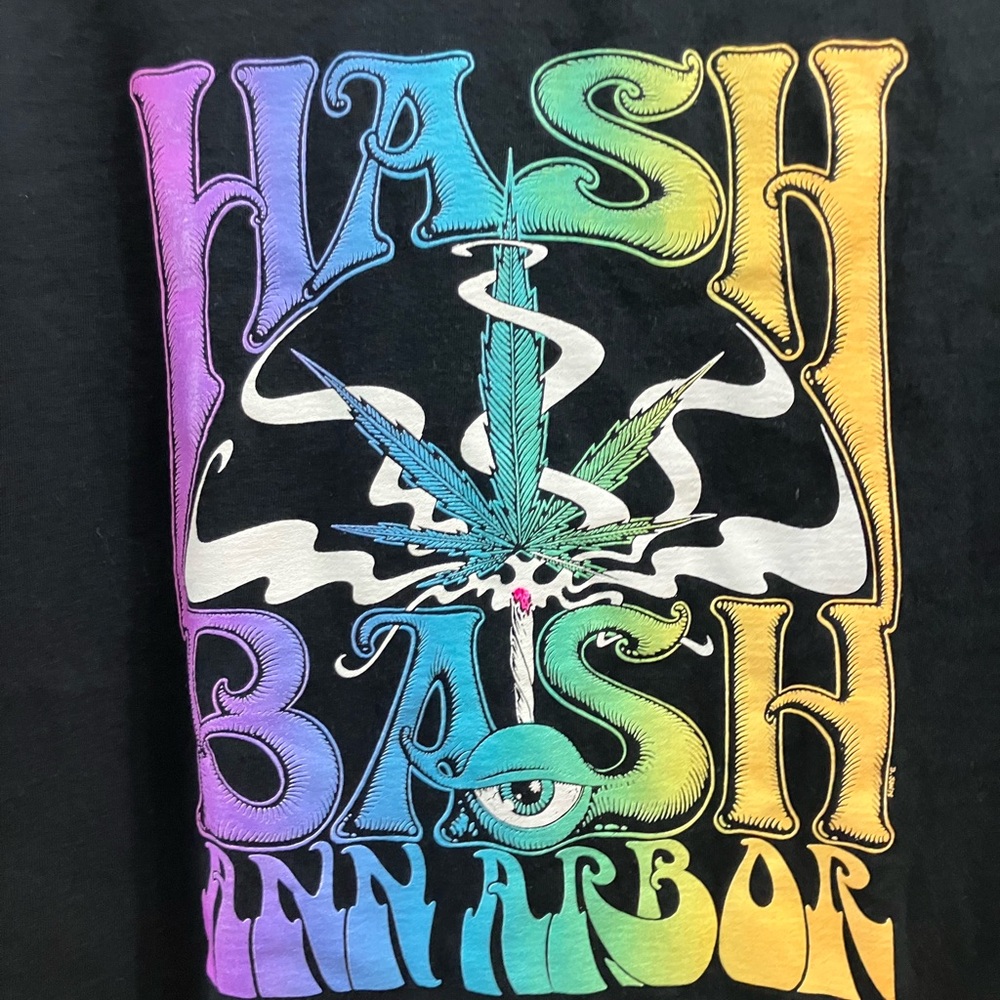 Hash Bash tee black excellent condition!